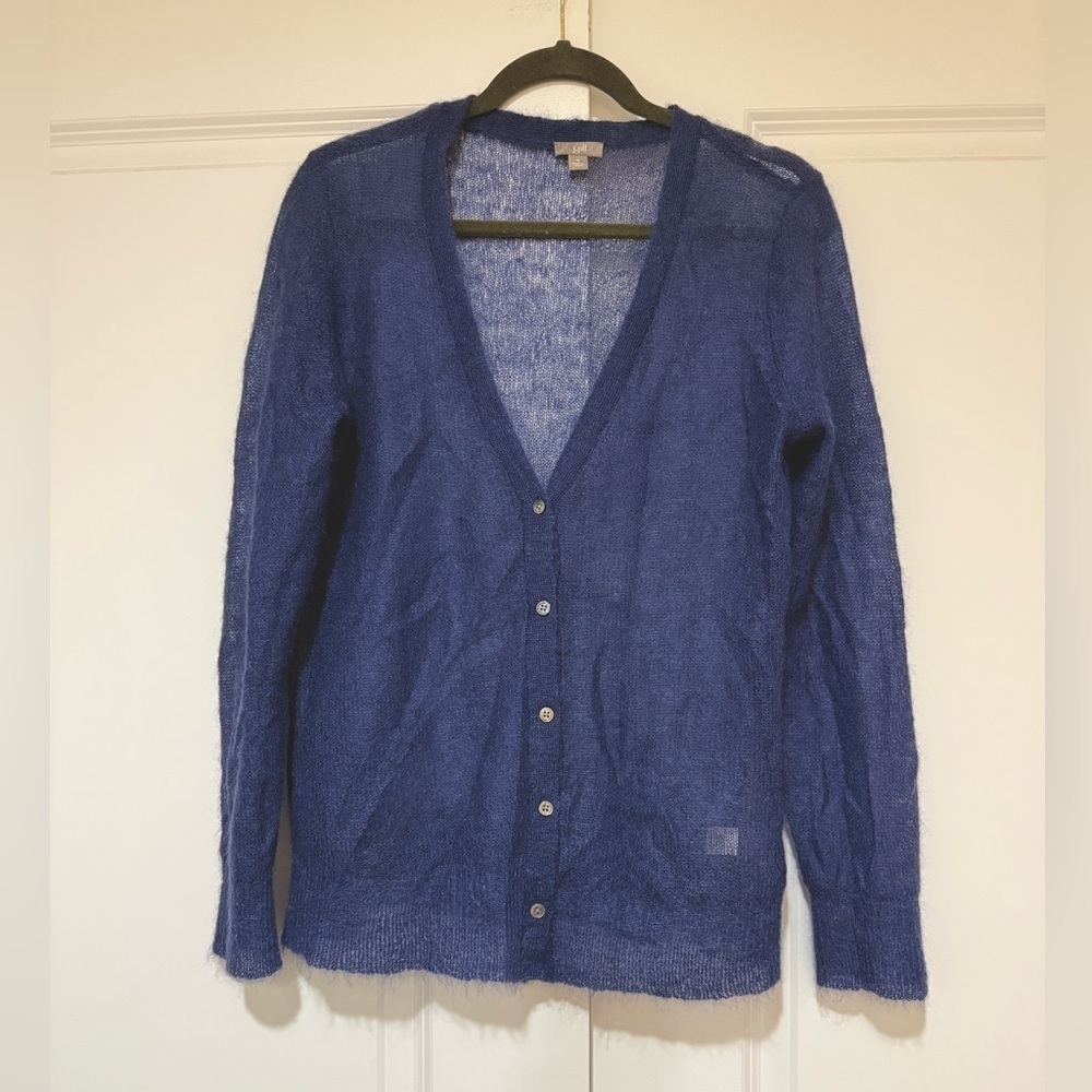NWOT J. Jill mohair cardigan sweater size M